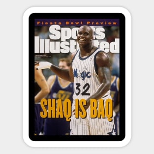 Shaquille Oneal Shaq Is Baq Sticker